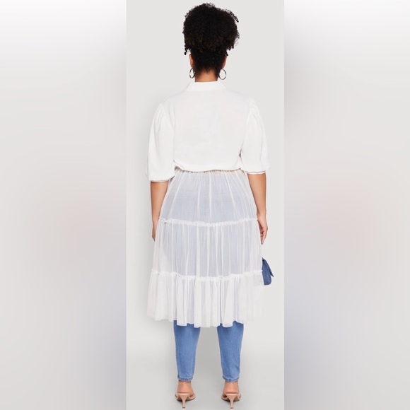 COPY - NWT Plus Size Airy Tiered Maxi Top - Picture 2 of 4